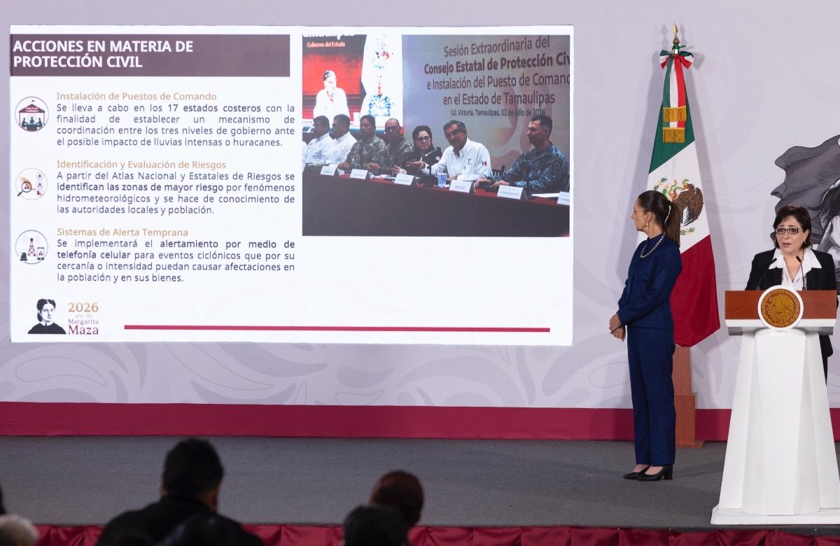 GOBIERNO DE MÉXICO PRESENTA ACCIONES ANTE LLUVIAS POR FENÓMENO DE “EL NIÑO”