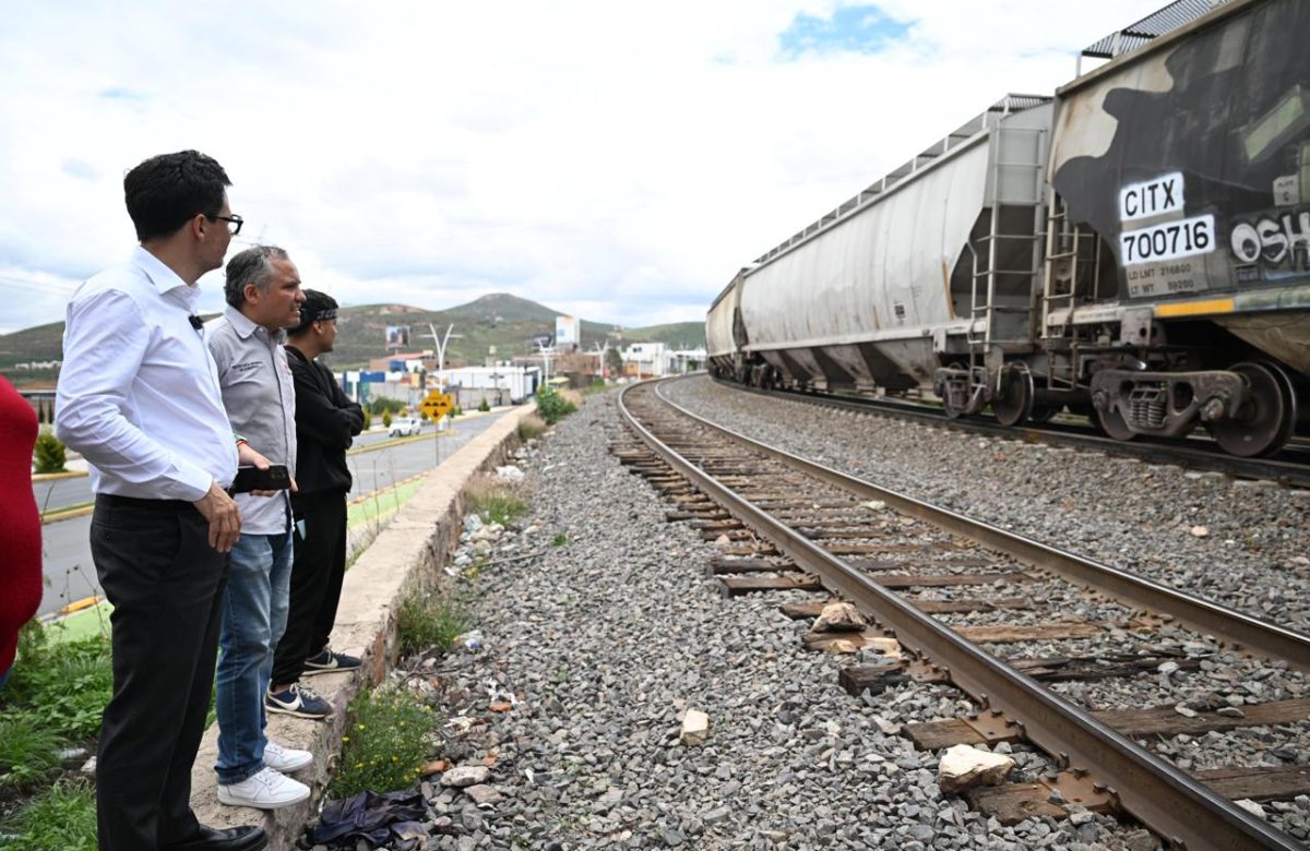 Revisa Gobierno de Zacatecas puntos de riesgo en cruces ferroviarios