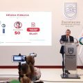 Nada justifica la deuda, afirma Gobernador David Monreal al impulsar iniciativa de ley de cero endeudamiento